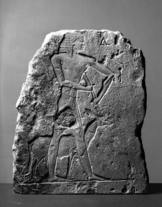 Fragment of a Tomb Relief with an Attendant Leading an Oryx