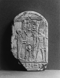 Stele with King and Ptah
