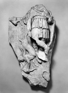 Attendant of Mithras with Signs of the Zodiac