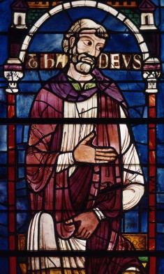 Stained Glass Window with an Apostle or Ancestor of Christ