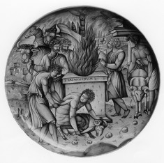 Dish on Foot with the Sacrifice of Noah