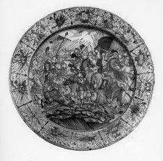 Platter with Alexander and Porous after the Battle of Hydaspes