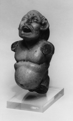 Dwarf with Open Mouth and Enlarged Belly