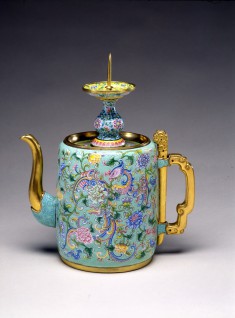 Teapot with Candlestick