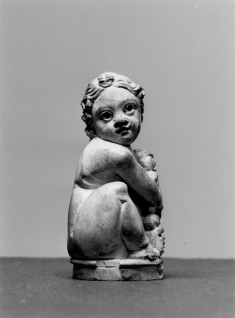 Boy Holding Grapes