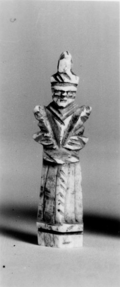 Woman Holding Two Objects