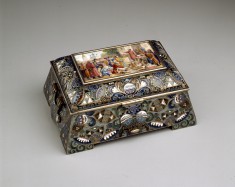 Casket with a Miniature of Kuzma Minin at Nizni Novgorod