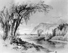 Mountain and River Scene