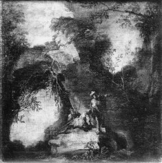 Soldiers in a Landscape with a Natural Arch