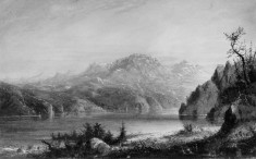 Lake and Mountain Scene