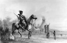 Indian Returning to Camp with Game
