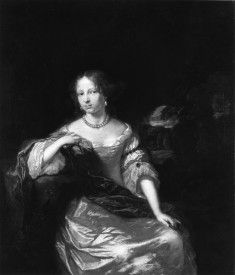 Portrait of a Young Woman in Satin