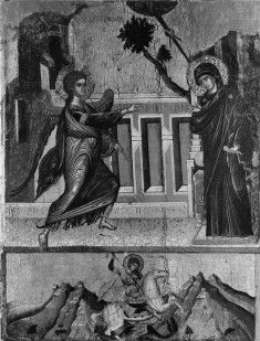 Annunciation, Saint George Killing the Dragon