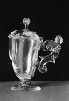 Cruet with Figure of a Woman on Handle