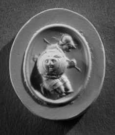 Intaglio of a Kneeling Warrior