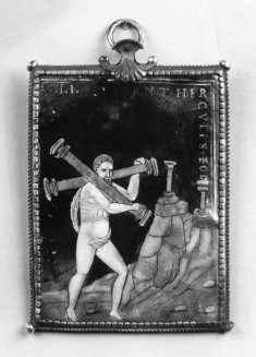 Hercules Carries the Two Columns