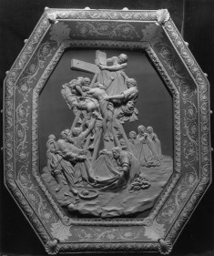 Plaque with Deposition from the Cross, after a painting by Rubens