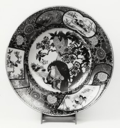Dish with Hawks