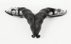 Helmet Ornament with a Pea Pod