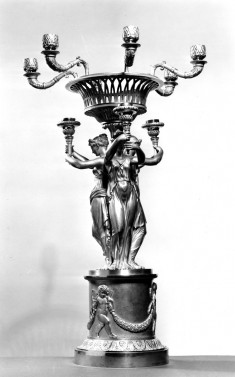 Candelabrum from a Garniture
