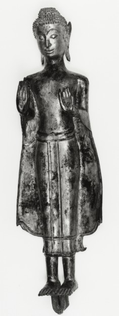 Standing Buddha, with Both Hands in "Abhayamudra"