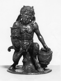 Satyr with Inkwell and Candleholder