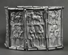 Crown with Goddesses and Ibexes
