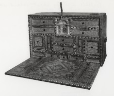 Portable Writing Desk with Geometric Patterns and Moorish Designs