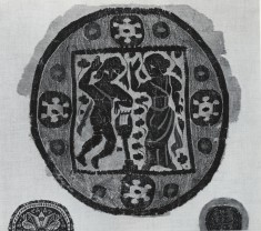 Wall Hanging or Curtain Fragment with Orpheus and Eurydice