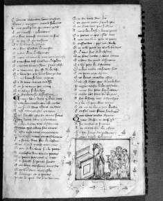 Bishop/Moses Holding Asperge and Handing Chalice to Priest