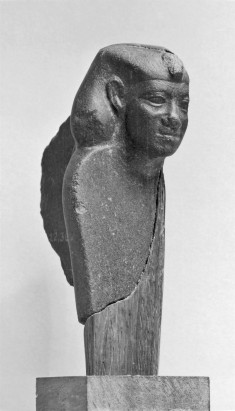 Fragment of a Uraeus with the Head of a King
