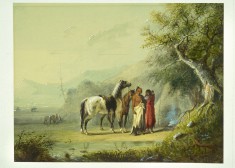 Camp Scene (Sioux)