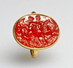 Intaglio of Neptune and Amphitrite Riding a Sea Horse