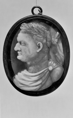 "Antique" Cameo with Portrait of the Roman Emperor Vespasian