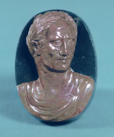 "Antique" Cameo with the Bust of Julius Caesar