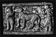 Fritware Tile from a Frieze