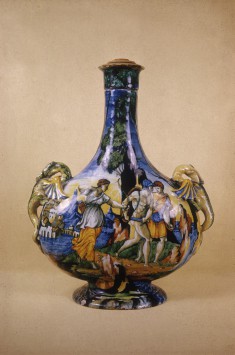 Flask with Scenes of the Caledonian Boar Hunt