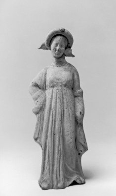 Draped Maiden with Wreath