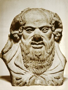 Antefix with Head of Silenus