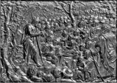 Plaque with St. John the Baptist Preaching