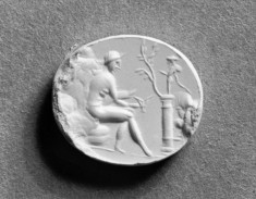 Intaglio of Man Seated by Priapus