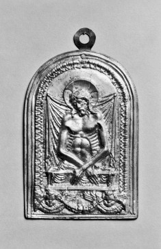 Devotional Plaque with Christ as the Man of Sorrows