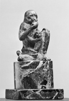 Statue of a Monkey with Young