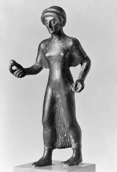 Woman Holding an Egg