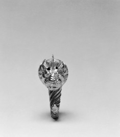Earring with Lion-Griffin Head
