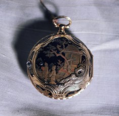 Watch with Japanese Motifs