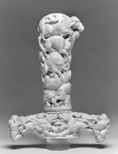 Hilt of a Hunting Sword Depicting Beasts of the Chase