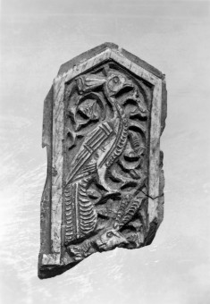 Ivory Plaque with Peacock