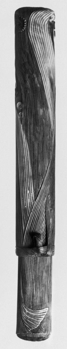 Pipe Case in the Form of Octopus Sushi Wrapped in Bamboo Leaves