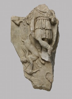 Attendant of Mithras with Signs of the Zodiac